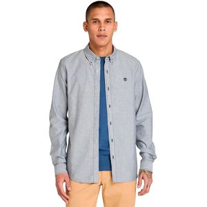 Timberland - TB0A6GPNB231 - Overhemd - Grijs - Oxford - Katoen - Lange Mouwen