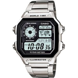 Casio 1200whd Watch Zilver