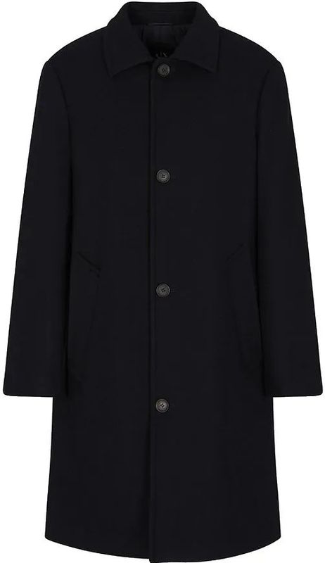 A|X Armani Exchange - XM001121AF18943UB101 - Trenchcoat - Marineblauw - Lichtgewicht