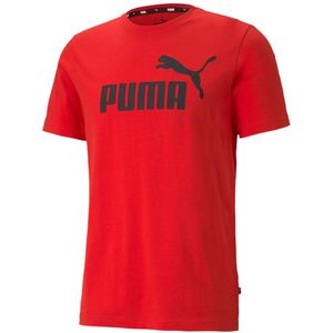 Puma Essential Logo Short Sleeve T-shirt Rood 2XL Man