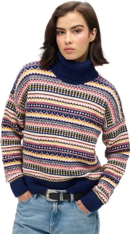 Superdry - Textured Stripe Pattern - Gebreide Trui