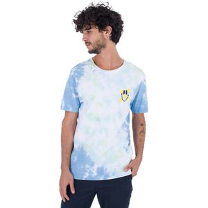 Hurley Everyday Tie Dye Tripy Pineapple Short Sleeve T-shirt Blauw XL Man