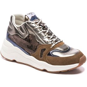 Pepe Jeans Harlow Space Trainers Bruin EU 39 Vrouw