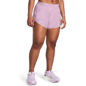 Under Armour Fly By 3in Shorts Paars L Vrouw