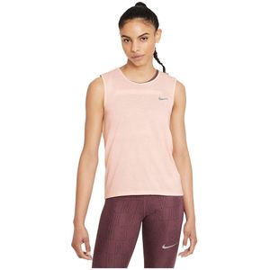 Nike Dri Fit Run Division Sleeveless T-shirt Oranje L Vrouw