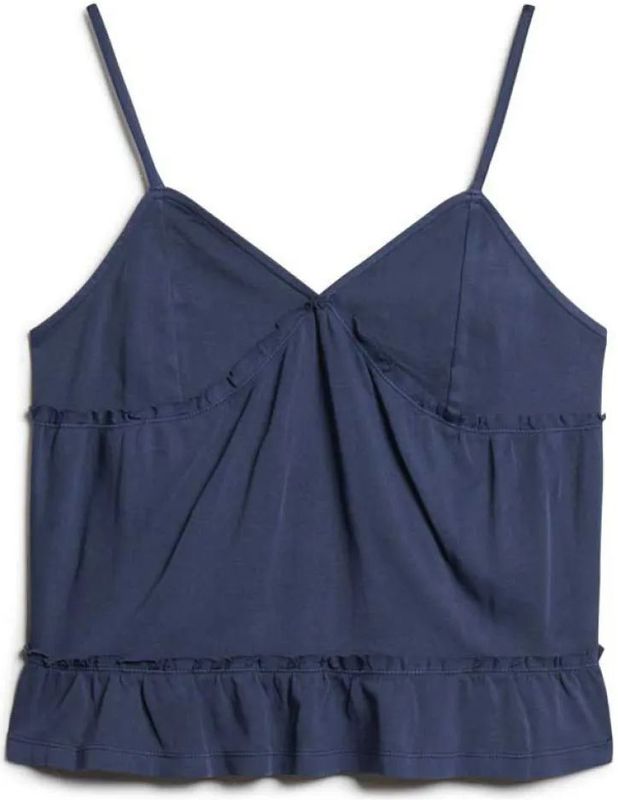 Superdry Tiered Jersey Cami Mouwloze Blouse