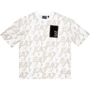 Ea7 Emporio Armani Train Graphic Series Monogram Logo T-shirt Met Korte Mouwen