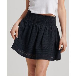 Superdry Vintage Lace Mini Skirt Zwart XS Vrouw