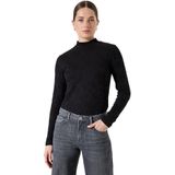 Garcia - Longsleeve - Zwart - Gebloemd - Lange Mouw