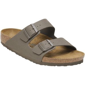 Birkenstock Arizona Mixed Leather Concrete Sandalen