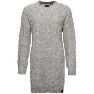 Superdry Florence Cable Dress Grijs 2XS Vrouw