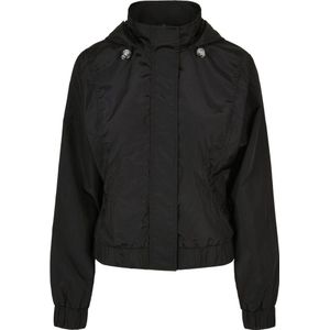 Urban Classics Oversized Shiny Jacket Zwart XL Vrouw