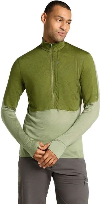 Icebreaker - Merino 200 Realfleece Descender - Sweatshirt - Halve Rits