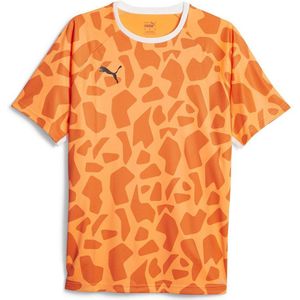 Puma Team Liga Padel Graphic Short Sleeve T-shirt Oranje L Man