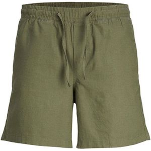 Jack & Jones Jaiden Summer Linen Ble Shorts Groen 48 Man