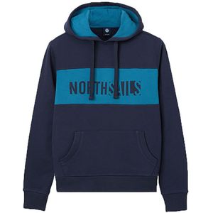 North Sails Organic Fleece Hoodie Blauw L Man