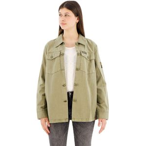Superdry Military Overshirt Beige S Vrouw