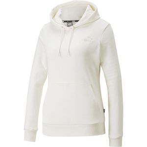Puma Ess+ Embroidery Hoodie Wit S Vrouw