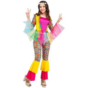 Viving Costumes Hippie Woman Custom Roze S