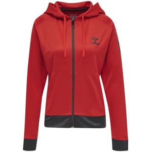 Hummel - hmlACTION Poly Zip Hoodie - Dames - Zwart - Polyester
