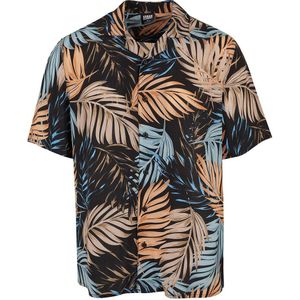 Urban Classics Viscose Aop Resort Short Sleeve Shirt Veelkleurig 5XL Man