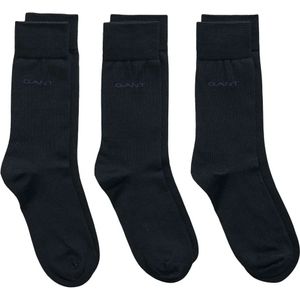 GANT - 9960263 - Set van Drie Paar Katoenen Sokken - Marineblauw - Homewear