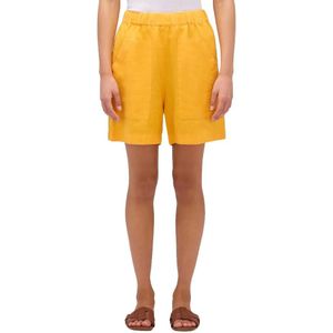 Sundek Stretch-waist Linen Korte Broek