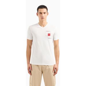 Armani Exchange 3dzthp_zje6z Short Sleeve T-shirt Wit S Man