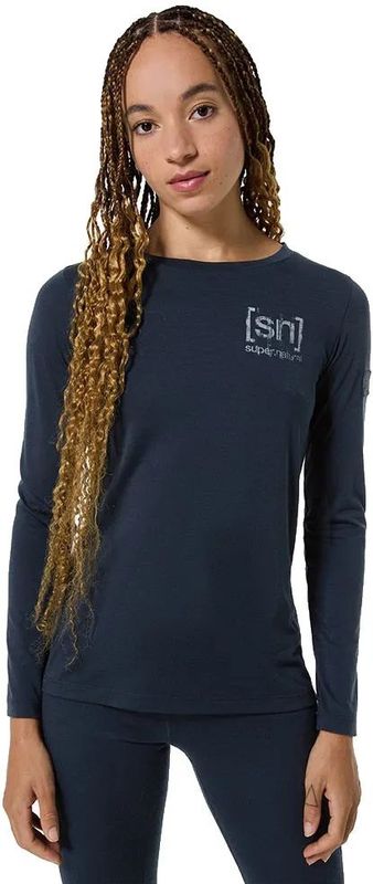 Super.natural - W ART LOGO BIO J LS - T-shirt - Lange Mouwen