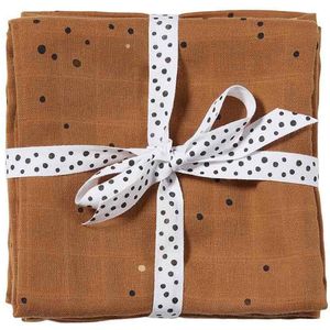 Done By Deer Swaddle 2 Pack Dreamy Dots Oranje