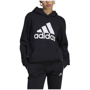 Adidas Essentials Logo Fleece Hoodie Zwart M Vrouw