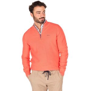 Nza New Zealand Kairaki Half Zip Sweater Oranje 2XL Man