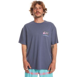 Quiksilver Spin Cycles Short Sleeve T-shirt Paars L Man