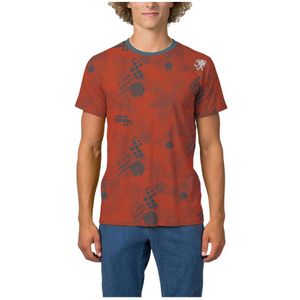 Rafiki Slack Print Short Sleeve T-shirt Oranje S Man