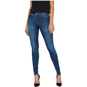 Noisy May Lucy Normal Waist Power Shape Jeans Blauw 32 / 32 Vrouw