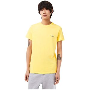 Lacoste Th6709 Short Sleeve T-shirt Geel XL Man
