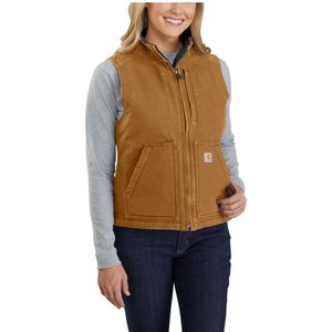 Carhartt Sherpa Lined Mock Neck Vest Bruin S