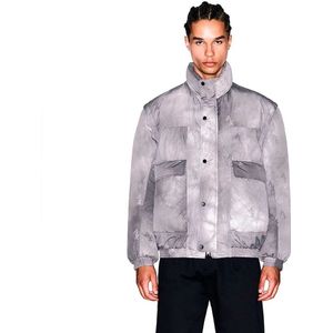 A|X Armani Exchange - XM001865AF18882F8050 - Jas - Donkergrijs - Afritsbare Mouwen - Casual - Polyamide