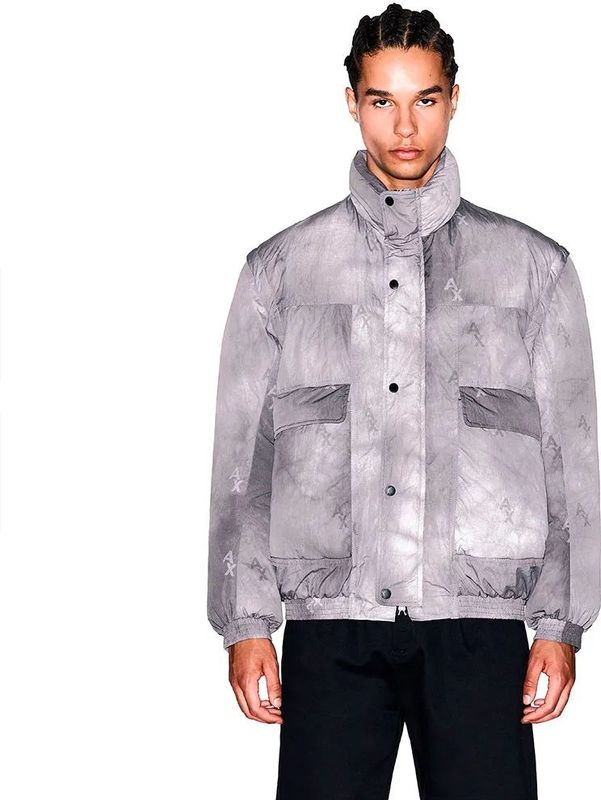 A|X Armani Exchange - XM001865AF18882F8050 - Jas - Donkergrijs - Afritsbare Mouwen - Casual - Polyamide