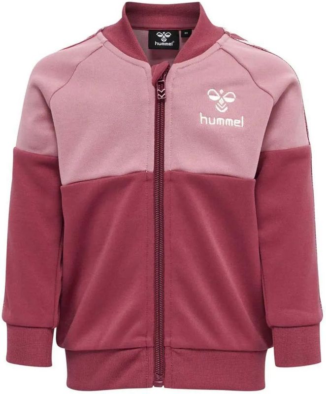 Hummel - OLEK ZIP JACKET - Trainingsjack - Biologisch Katoen - Voor Babymeisjes
