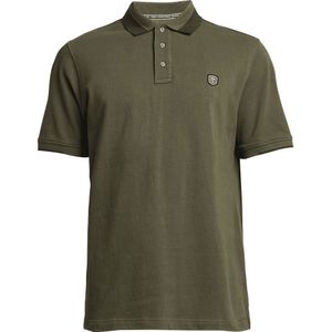 Tenson Essential Short Sleeve Polo Groen M Man