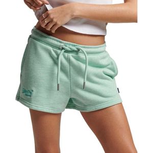 Superdry Vintage Logo Embroidered Sweat Shorts Groen L Vrouw