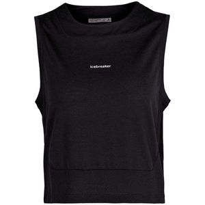 Icebreaker Meteroa Merino Sleeveless T-shirt Zwart L Vrouw