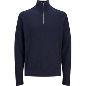 Jack & Jones Spring Perfect Half Zip Sweater Blauw XL Man