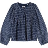 Pepe Jeansvoor meisjes. PG301706 Blouse Amelia marine (14años= 164cm), Casual, Polyester, Lange mouwen, Marineblauw, kinderkleding