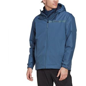 Adidas Terrex Multi Rain.rdy Primegreen Insulated 2l Rain Jacket Blauw XL Man