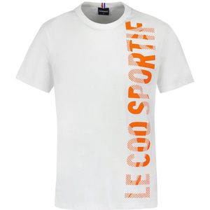 Le Coq Sportif 2320647 Saison 2 N°2 Short Sleeve T-shirt Wit S Man