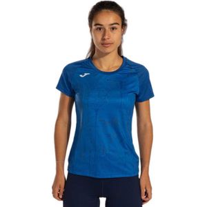 Joma Elite Ix Short Sleeve T-shirt Blauw L Vrouw