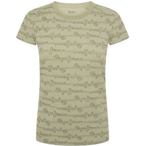 Pepe Jeans Cecile Short Sleeve T-shirt Groen L Vrouw
