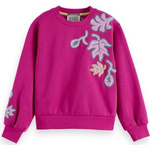 Scotch & Soda Relaxed Fit Embroidered Sweatshirt